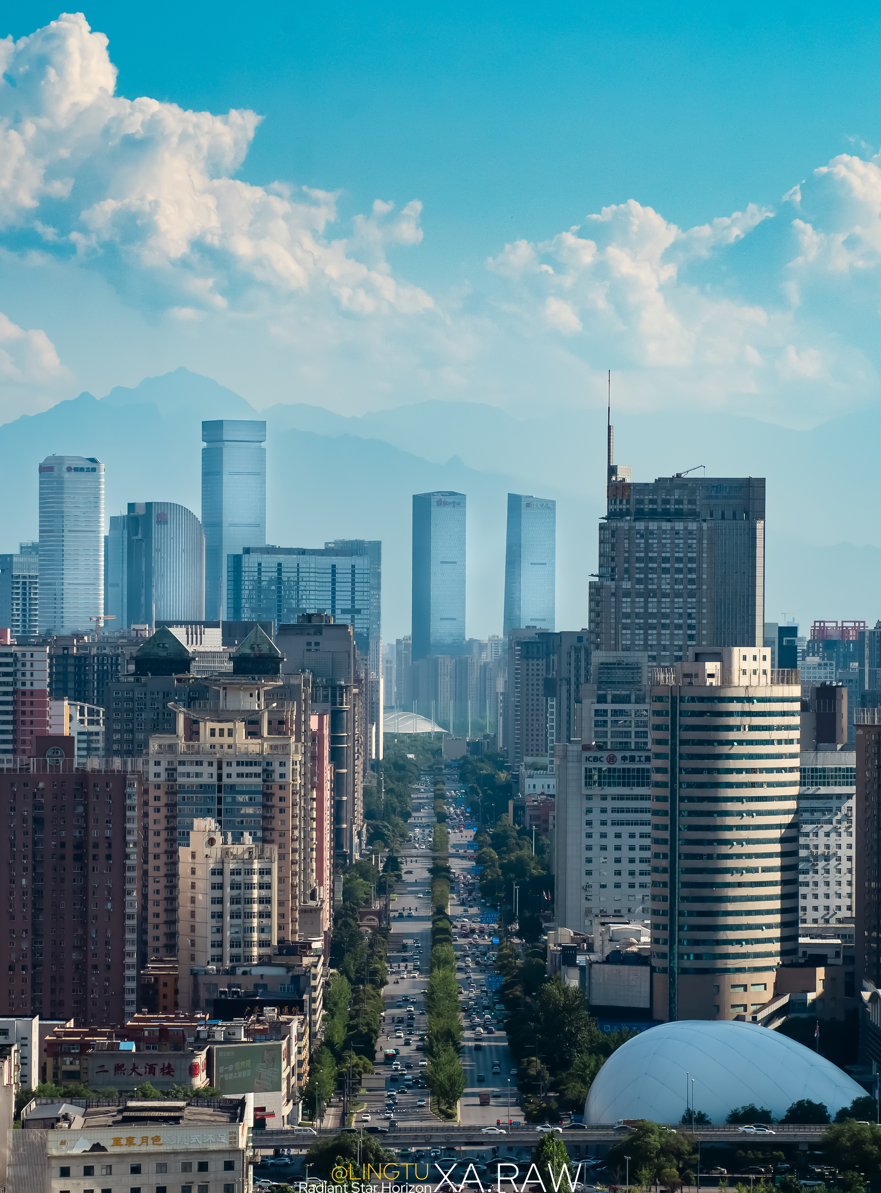 西安 CBD 城市天际线